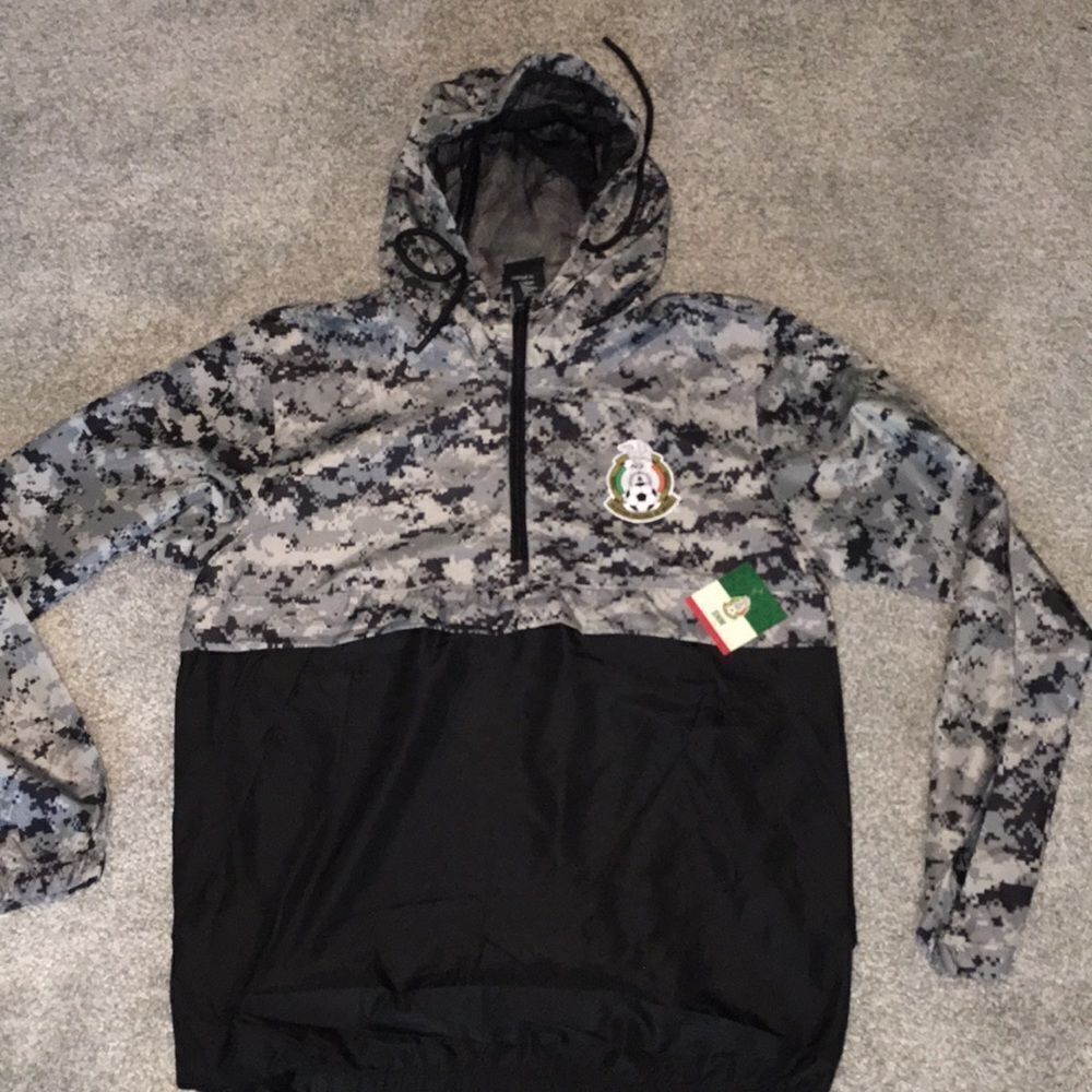 New Mexico National Soccer Team World Cup digital Camo camouflage hooded jacket